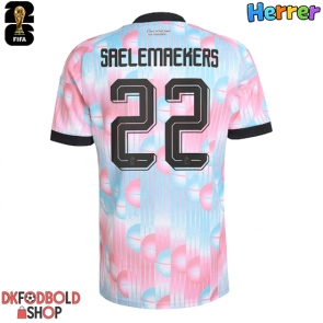 Belgien Alexis Saelemaekers #22 Udebanetrøje VM 2026 Kort ærmer